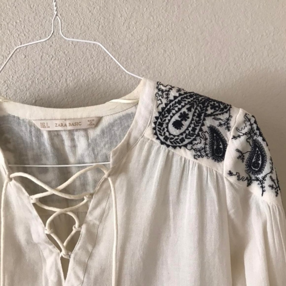 Zara Embroidered Top - Picture 2 of 3